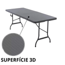 Mesa Dobrável Tipo Maleta Prática e Durável 180x60cm — Portátil, Resistente, Fácil de Montar e Guardar